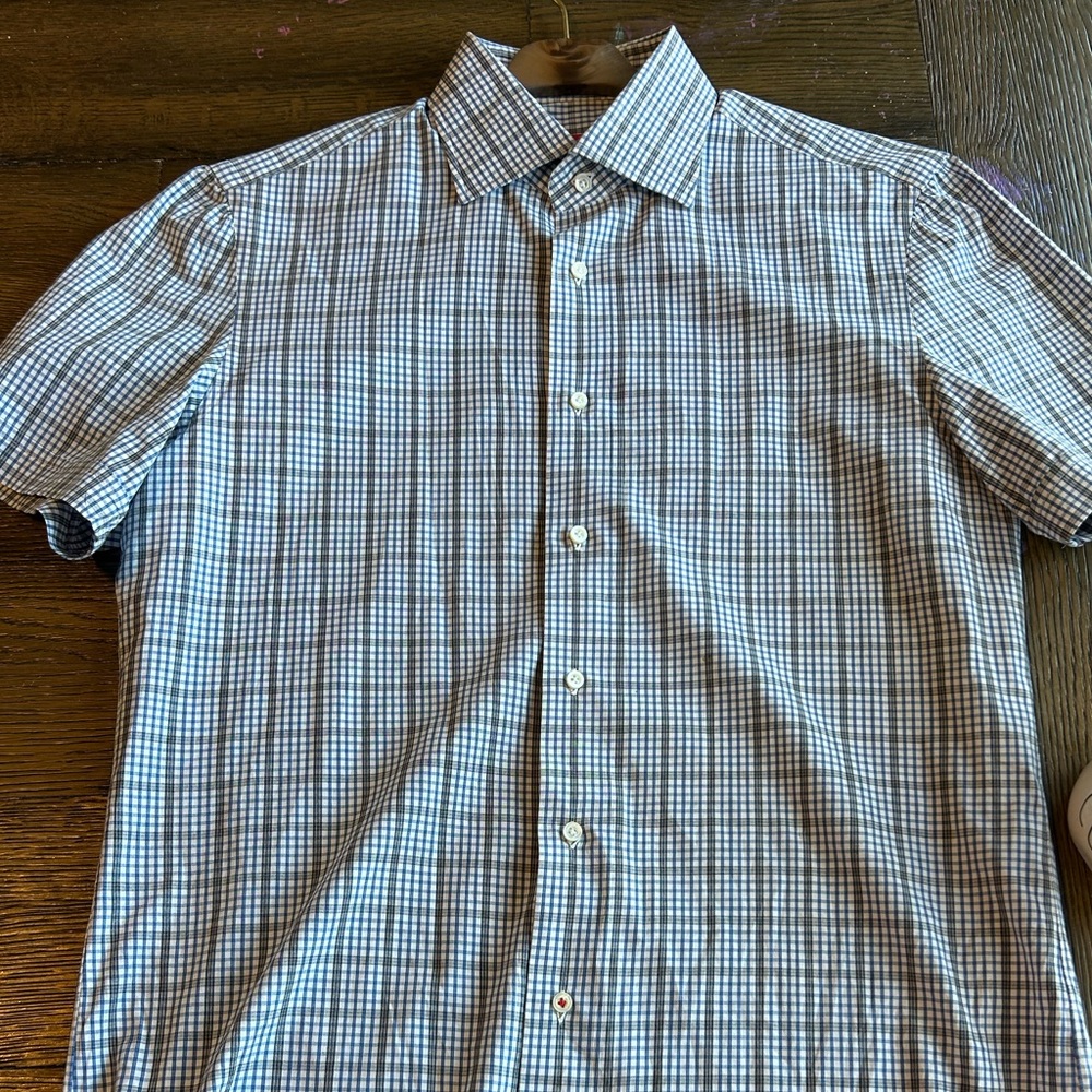 Isaia Napoli men's shirt. Size 8.